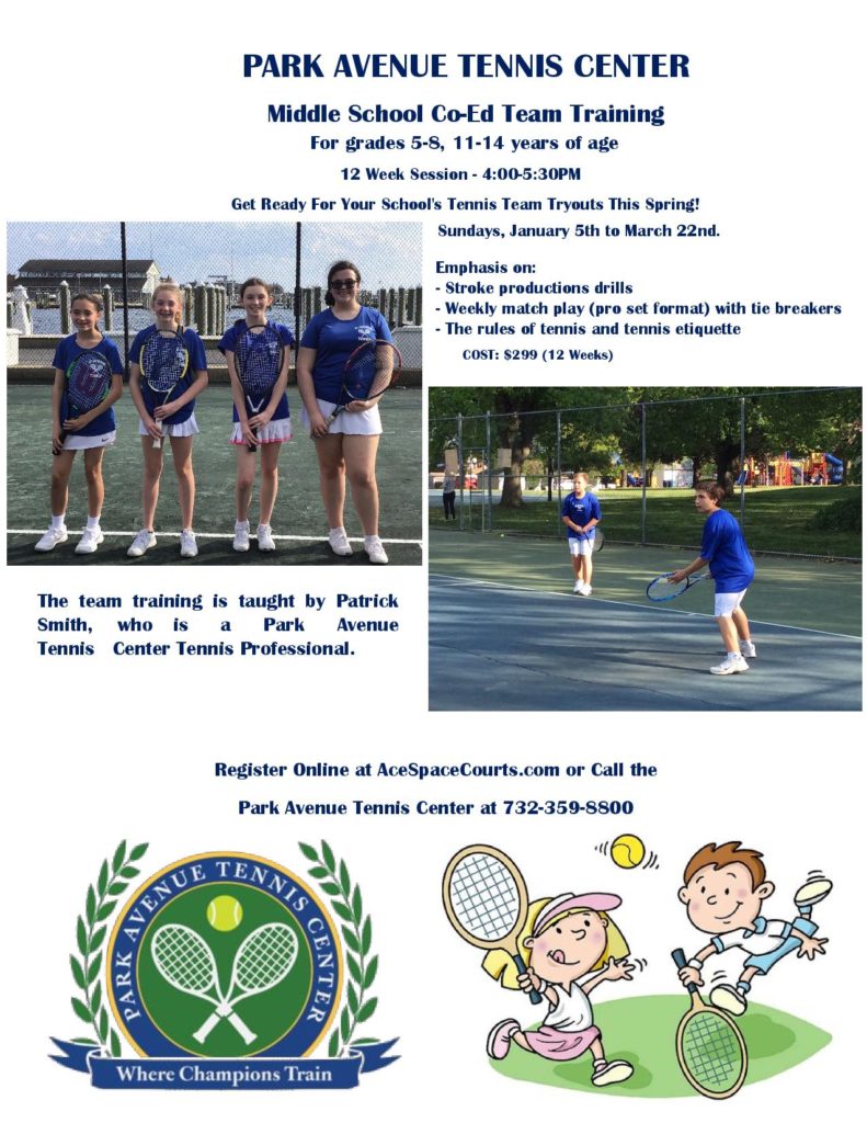 Welcome to Park Avenue Tennis Center – All Ages, All Levels, All Welcome